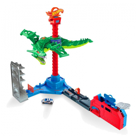Hot Wheels Atak Smoka Zestaw z Napędem Auta GJL13